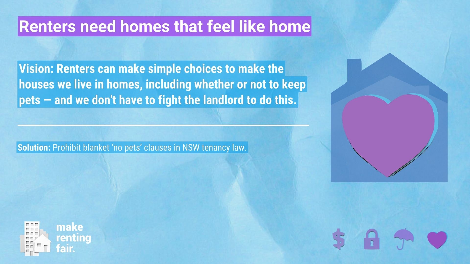 Renters need homes that feel like home